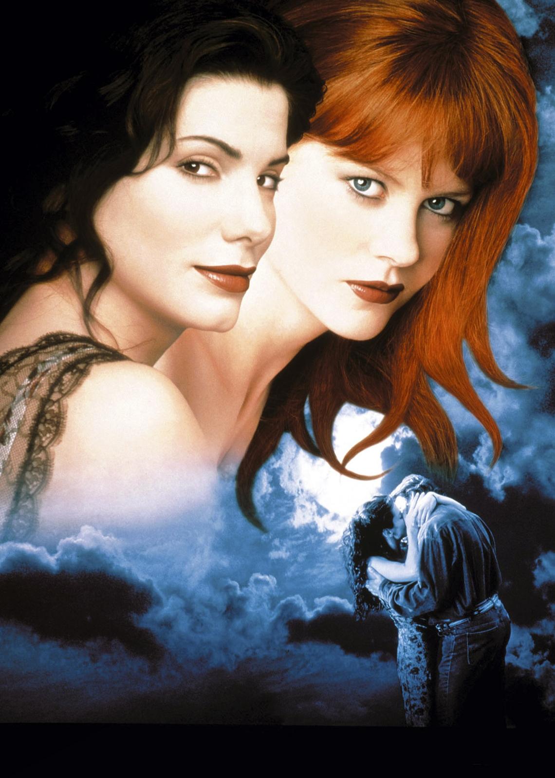 PRACTICAL MAGIC, key art, from left: Sandra Bullock, Nicole Kidman, 1998. © Warner Brothers/courtesy Everett Collection