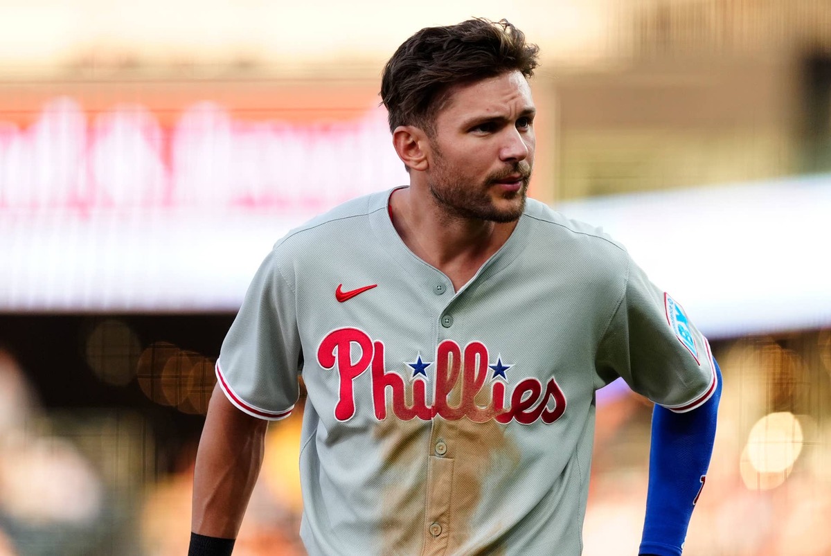  Philadelphia Phillies shortstop Trea Turner (7) © Ron Chenoy-Imagn Images