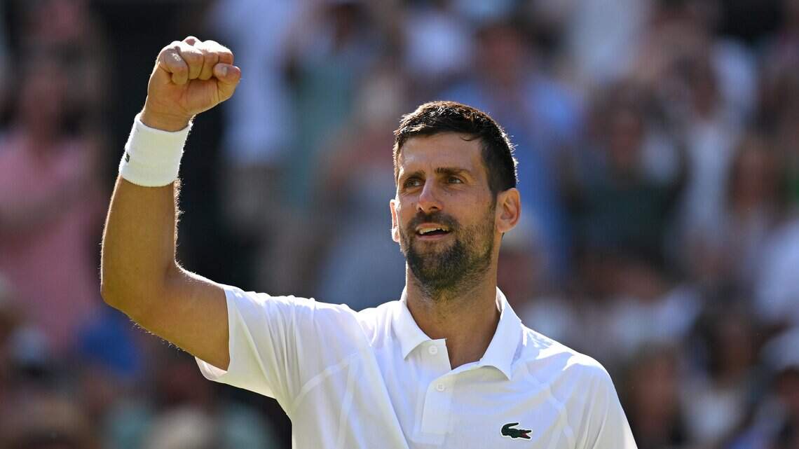 Novak Djokovic ties Roger Federer's Wimbledon wins mark
