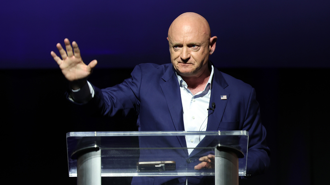 Tech taxes would drive Sen. Mark Kelly's labor-focused ‘AI Horizon Fund'
