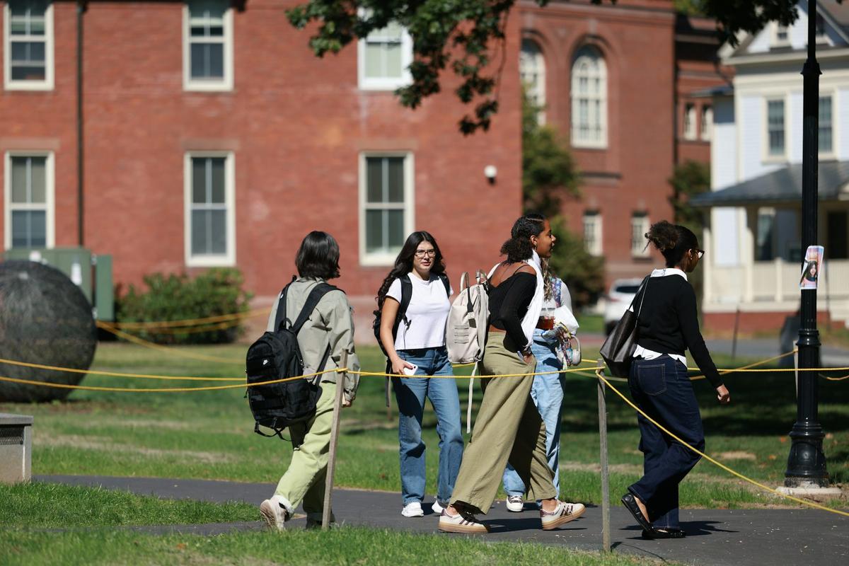 Smith College, in Northampton, Mass., began allowing all students who identify as female to apply starting in 2015. Jonathan Wiggs/The Boston Globe via Getty Images 