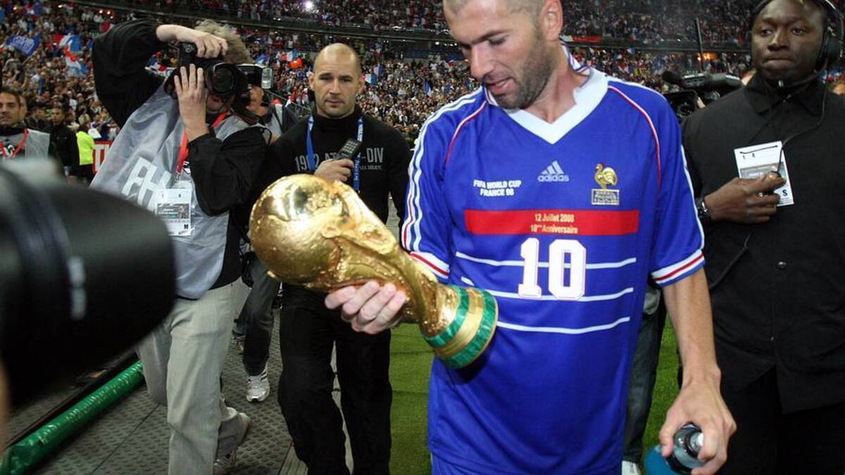  Zidane was the star of the 1998 World Cup. | Pierre Verdy/Getty Images 