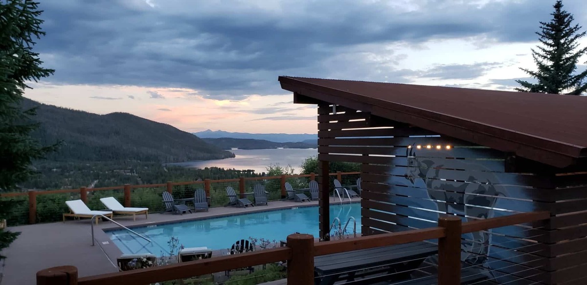  The best view of Grand Lake is from the Grand Lake Lodge overlooking the town and the lake. Photo credit: Diana Rowe 