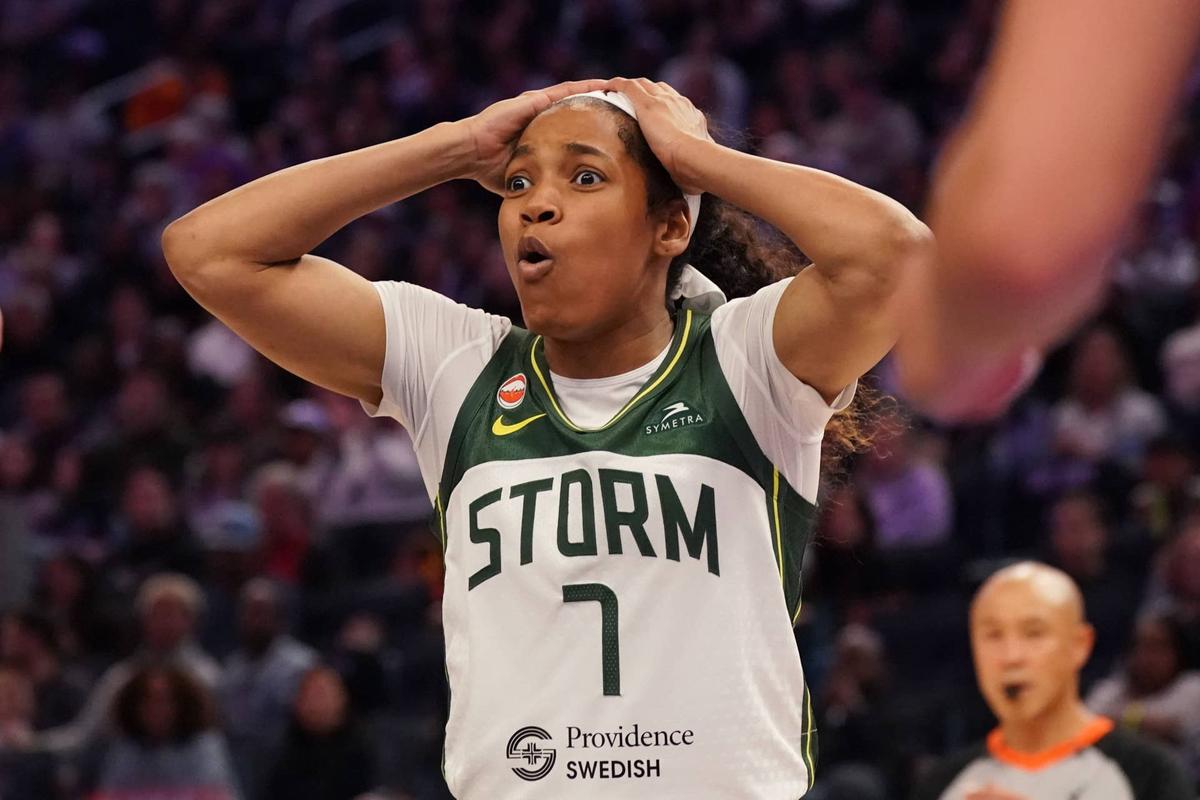  Seattle Storm guard Zia Cooke (7) David Gonzales-Imagn Images
