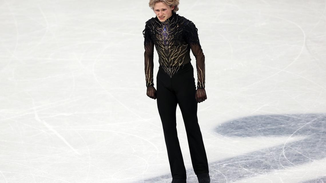 Figure Skater Ilia Malinin Speaks Out After Falling in Olympic Free Skate 