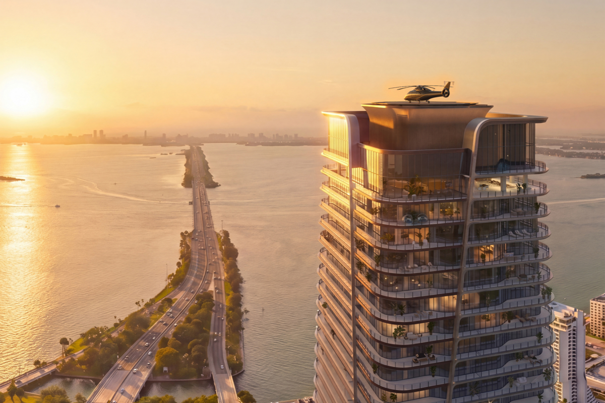  A rendering of Anantara, the 50-storey skyscraper complete with helipad on top. 