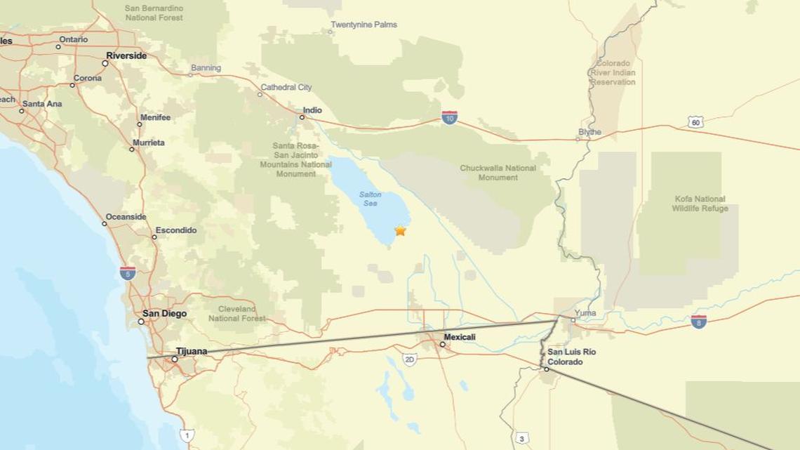 Update: 2.4 magnitude earthquake detected near Calipatria, CA on April 1 