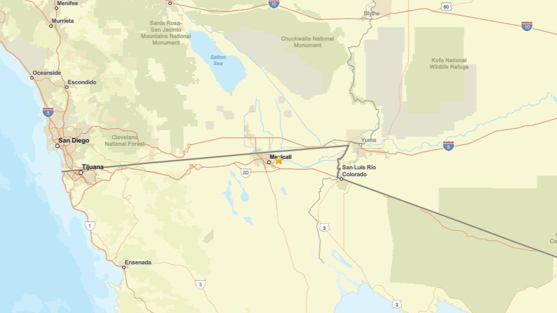 Update: 2.2 magnitude earthquake shakes close to Puebla, B.C., MX on May 3 