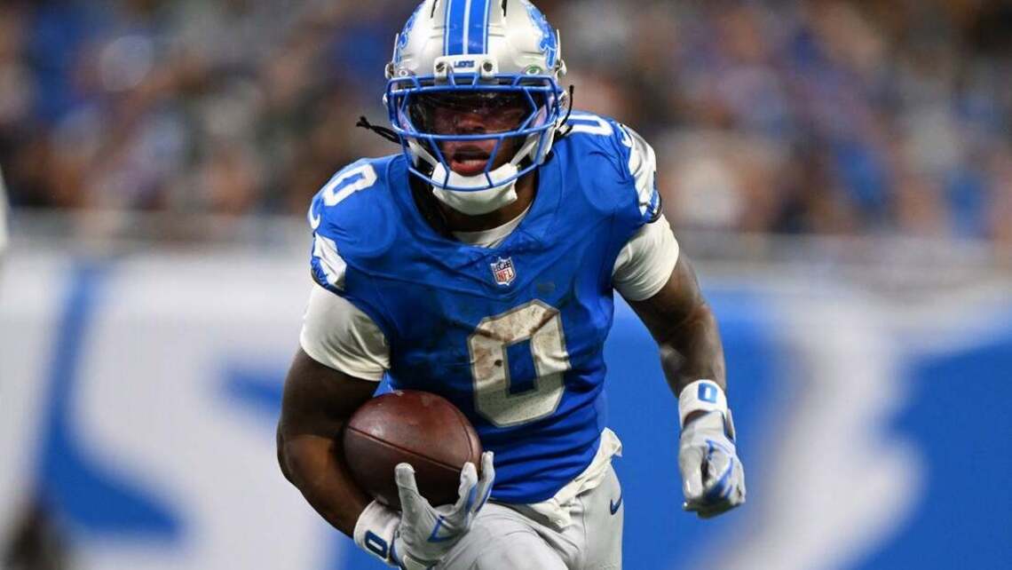 Jahmyr Gibbs scores 3 TDs as Lions survive Jets with late takeaway