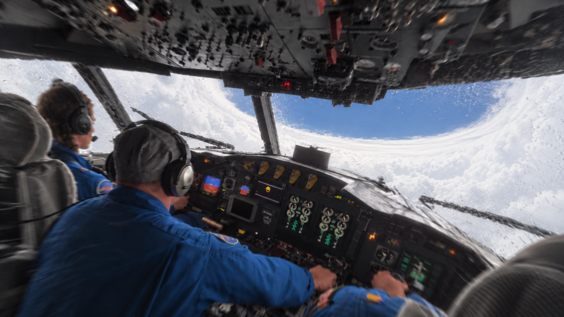 NOAA Plane Punches Into Eye of Record-Breaking Hurricane Polo (Video) 