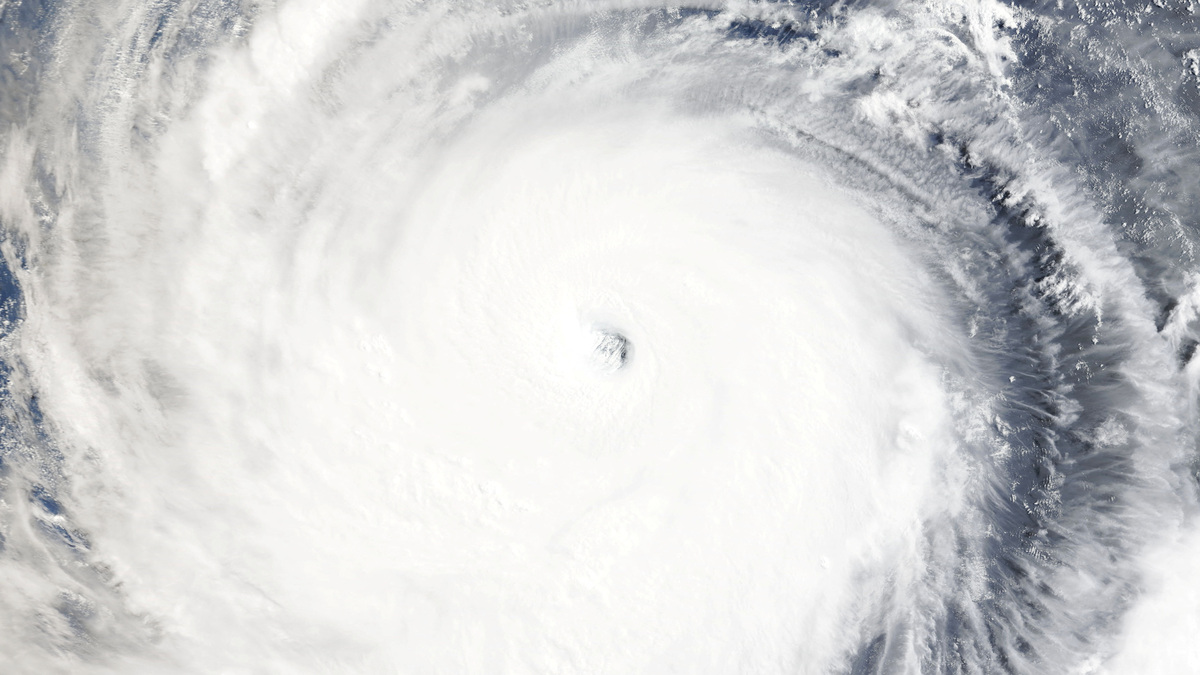 A satellite image shows Super Typhoon Bavi over the Philippine Sea on July 8, 2026. NASA WORLDVIEW/Handout via REUTERS