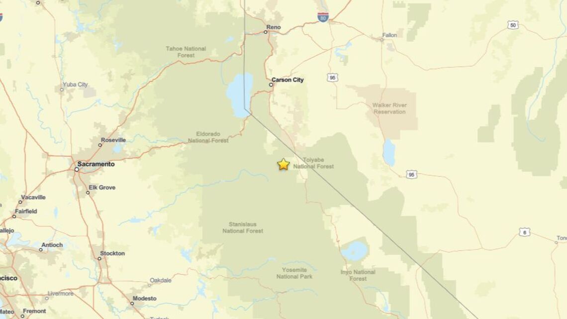 Update: Aug. 21 - 2.3 magnitude earthquake recorded near Markleeville, CA 