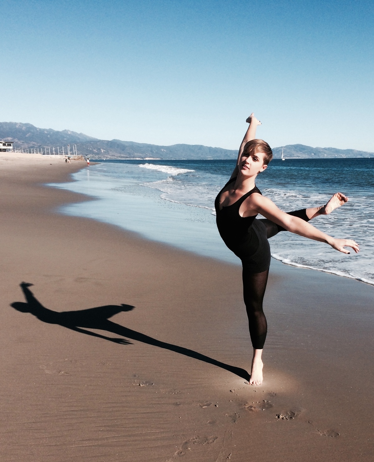 Lou at 16, back in her dance days