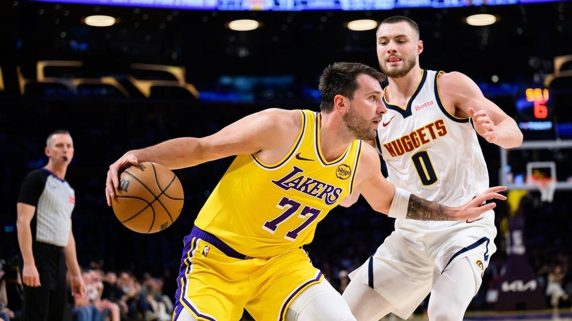 Lakers top Nuggets in OT Luka Doncic's last-second shot 
