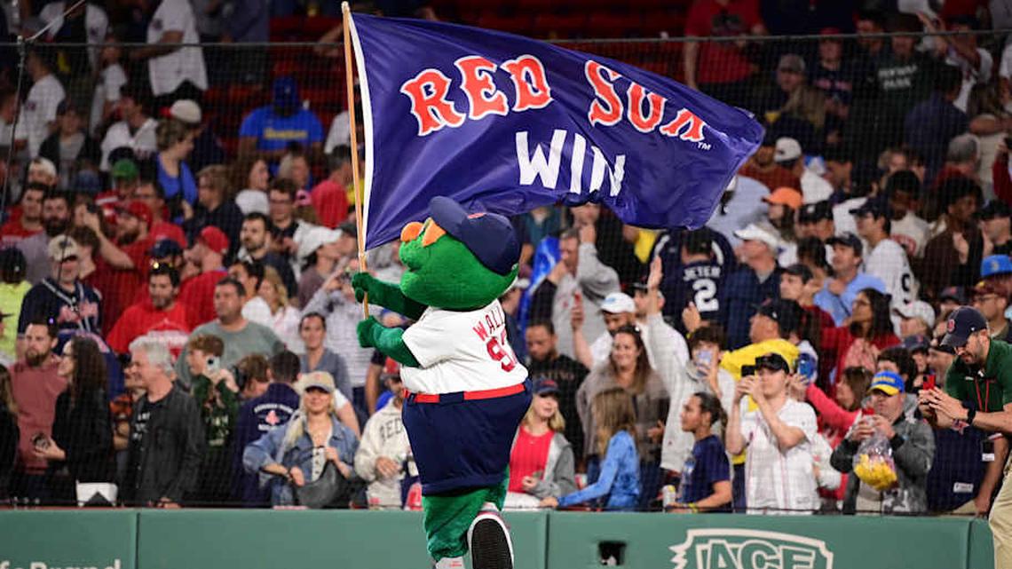  Wally the Boston Red Sox mascot celebrates beating the New York Yankees at Fenway Park | Eric Canha-Imagn Images 