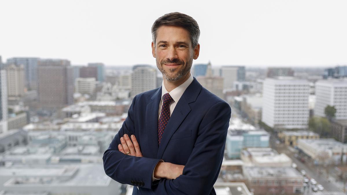 San Jose Mayor Matt Mahan in his office at San Jose City Hall in downtown San Jose, California, on March 9, 2023. (Nhat V. Meyer/Bay Area News Group/TNS)