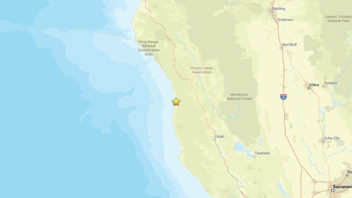 Update: Earthquake of 2.2 magnitude registered close to Fort Bragg, CA on Sept. 9 