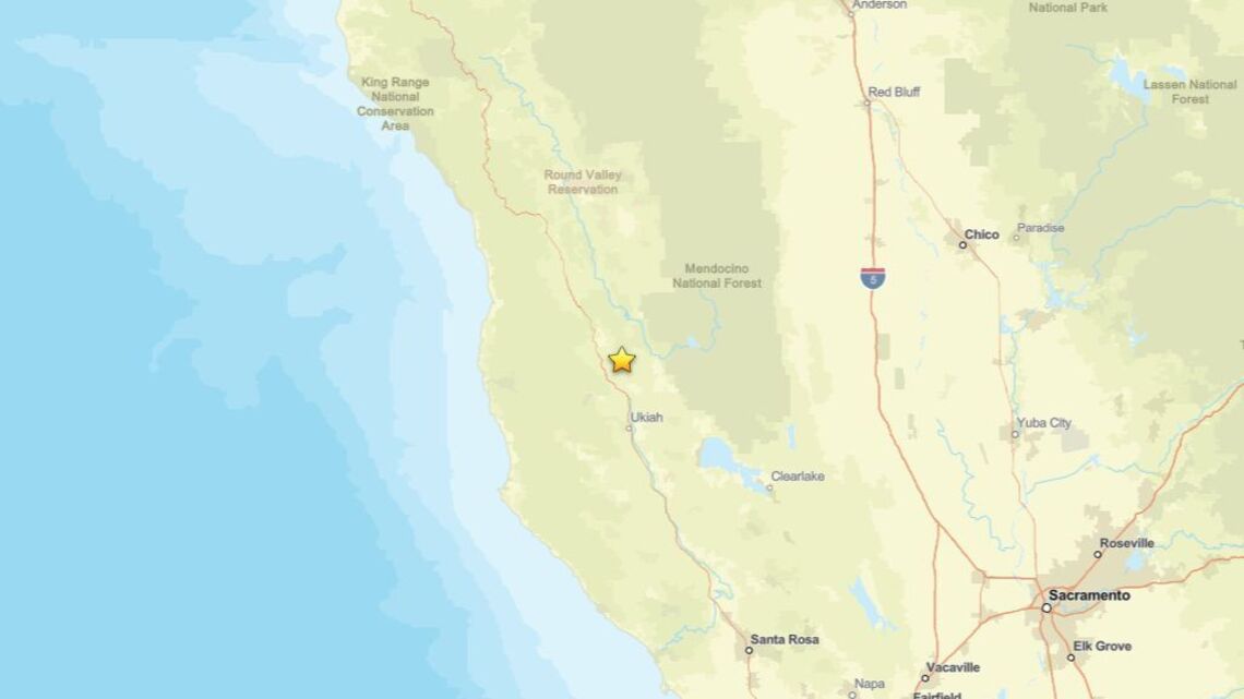 Aug. 7: Earthquake measuring 2.0 struck region near Willits, CA 