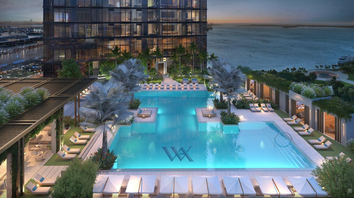 The project will include hotel-style amenities, including pools and outdoor recreation areas. 