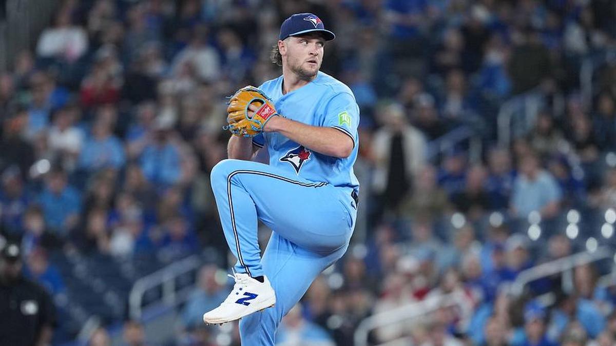  Blue Jays starting pitcher Trey Yesavage has been on a roll lately. | Nick Turchiaro-Imagn Images 