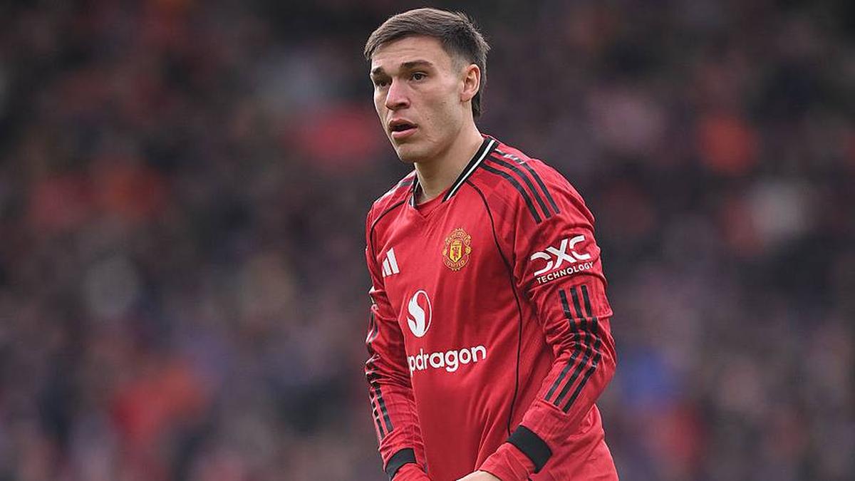  Manuel Ugarte has floundered at Old Trafford. | Ben Roberts/Danehouse/Getty Images 