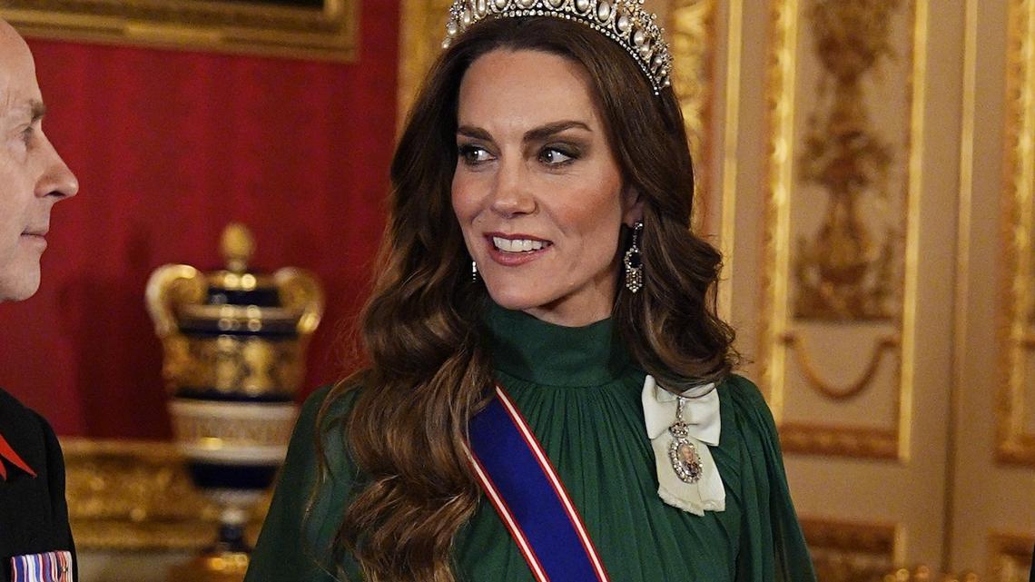 Kate Middleton Brings the Sparkle in Glitzy 1st Tiara of 2026 at State Banquet 