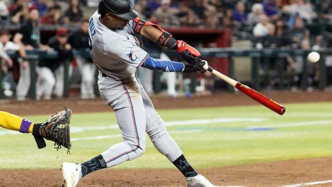 Marlins sink D-backs thanks to Esteury Ruiz's 3-run double in 11th 