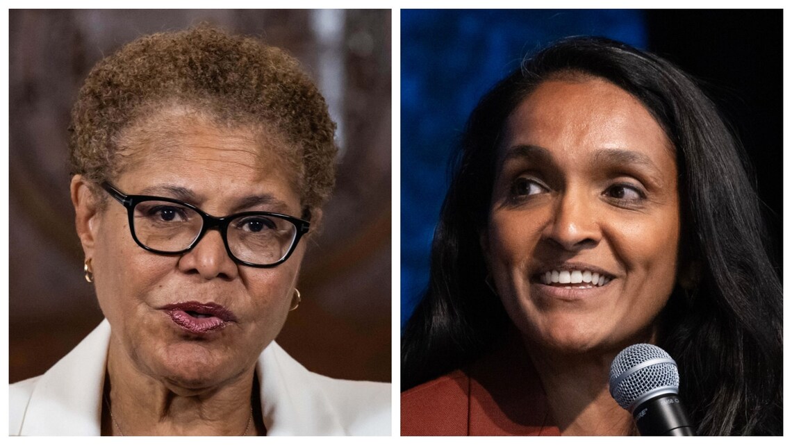 LA mayor's race poll showing Bass leading Raman by double digits was bogus, company says 