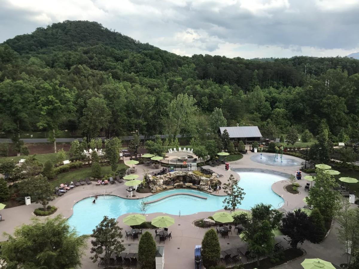  A stunning view of the mountains from the Dollywood DreamMore. Photo credit: Kathie Sutin 