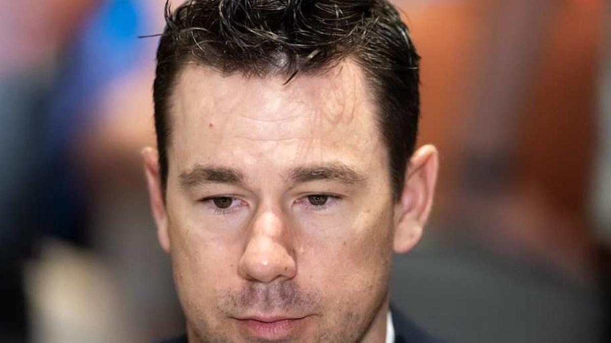  Mar 31, 2026; Phoenix, AZ, USA; Las Vegas Raiders head coach Klint Kubiak during the 2026 NFL Annual League Meeting at the Arizona Biltmore. Mandatory Credit: Mark J. Rebilas-Imagn Images | Mark J. Rebilas-Imagn Images 
