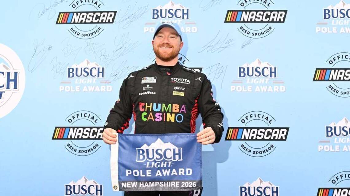 Reddick earns pole for Cup race at New Hampshire