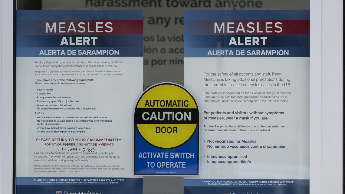 Measles-associated death reported in Franklin County amid ongoing Pa. outbreak 