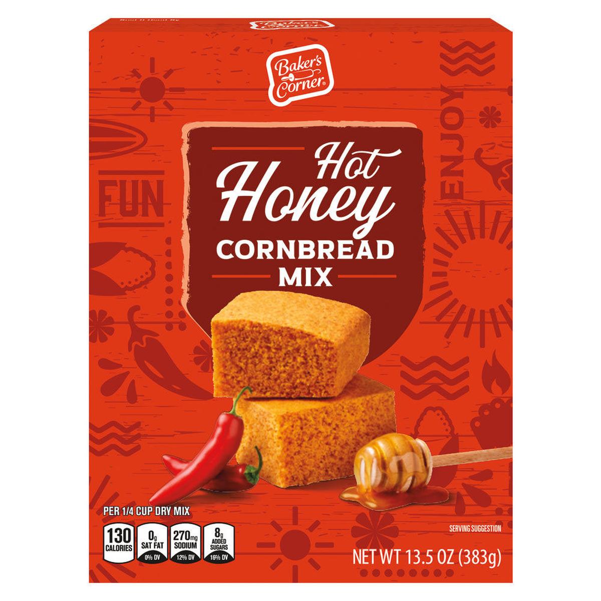 Baker’s Corner Hot Honey or Churro Cornbread MixCourtesy of ALDI