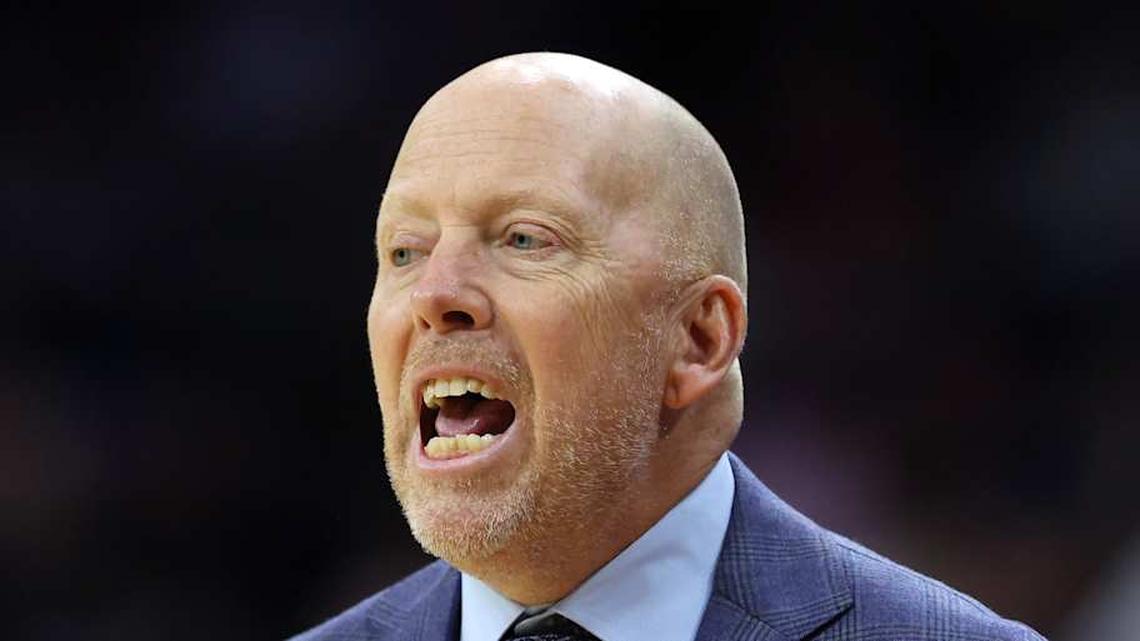  Mar 22, 2026; Philadelphia, PA, USA; UCLA Bruins head coach Mick Cronin reacts in the first half during a second round game of the men's 2026 NCAA Tournament at Xfinity Mobile Arena. Mandatory Credit: Bill Streicher-Imagn Images | Bill Streicher-Imagn Images 