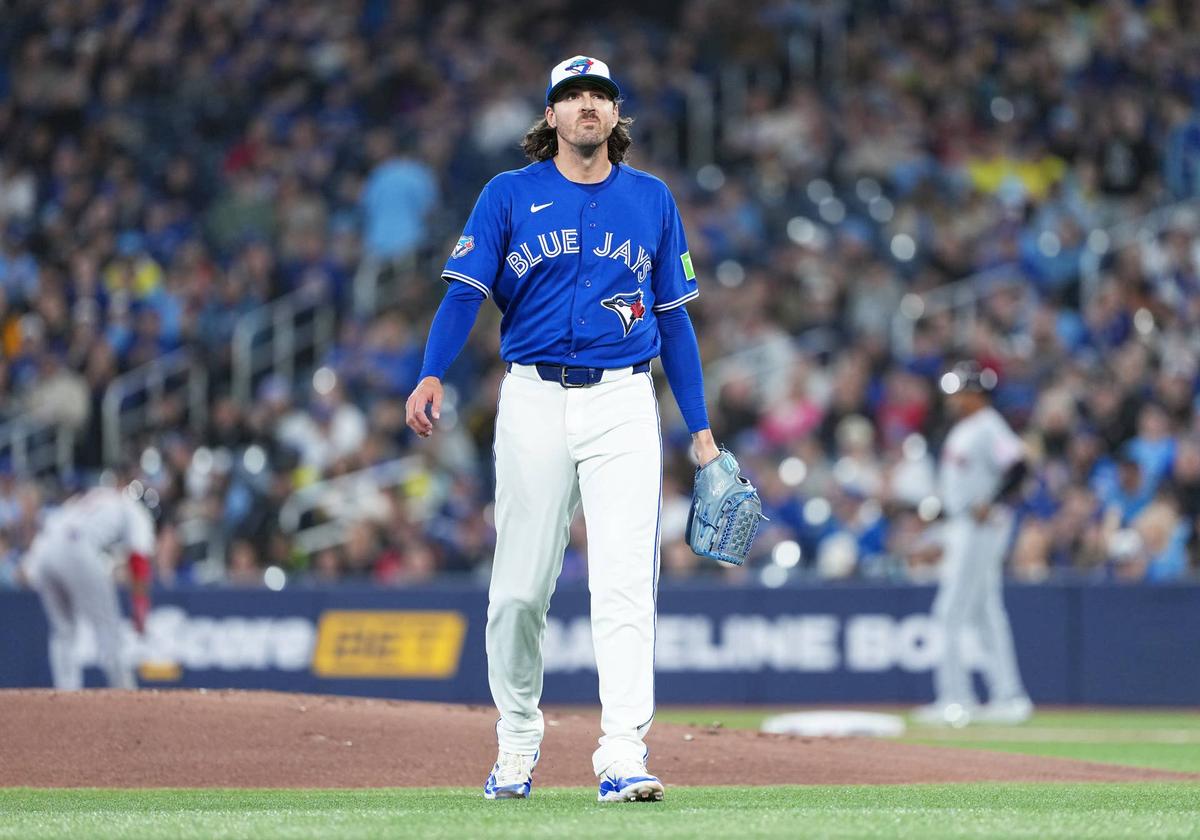  Toronto Blue Jays starting pitcher Kevin Gausman (34) Nick Turchiaro-Imagn Images