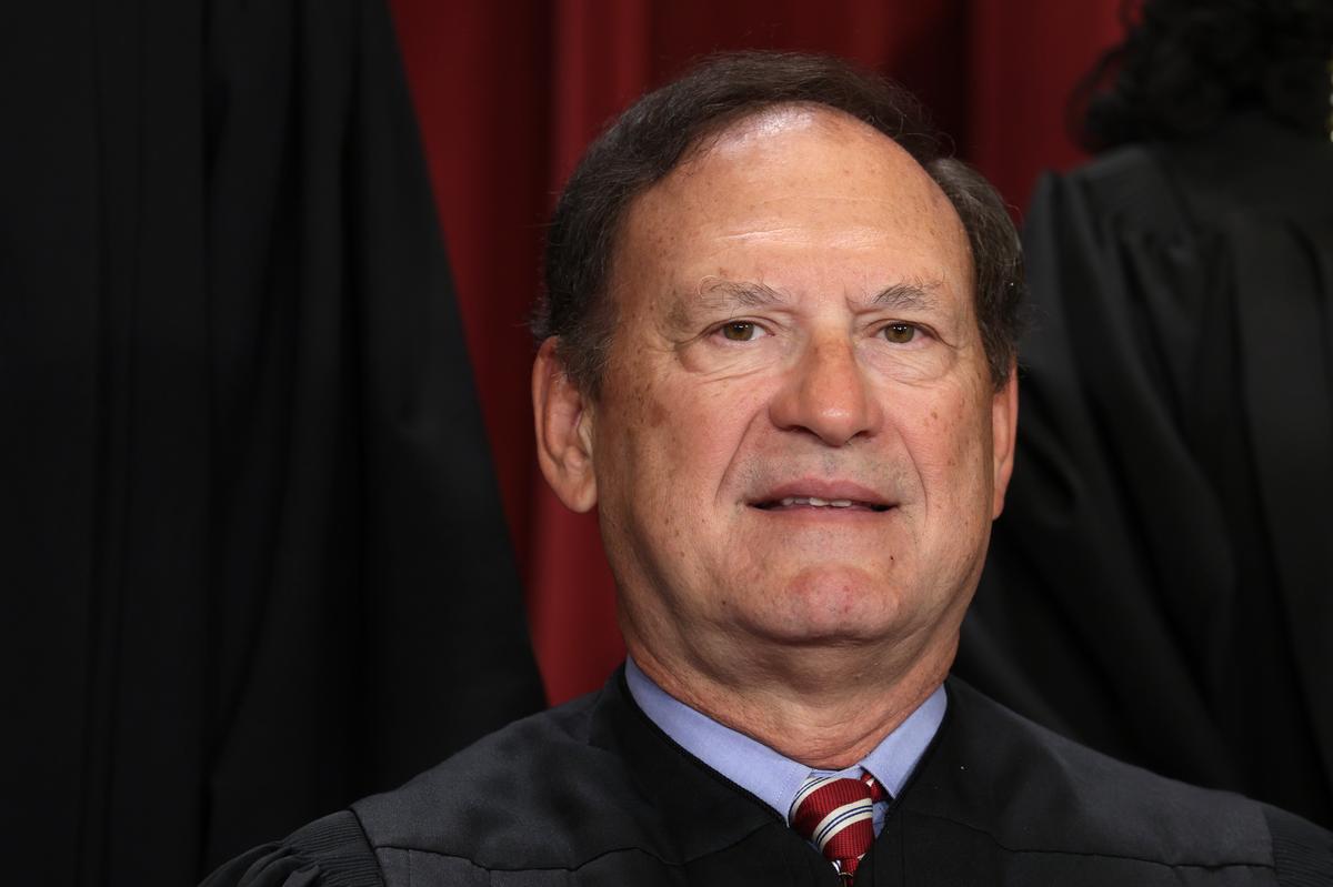  Supreme Court Justice Samuel Alito poses for a portrait in Washington, D.C., on October 7, 2022. 
