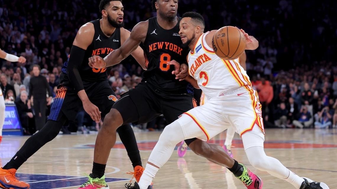 CJ McCollum, Hawks pull out 2nd straight tight win over Knicks 