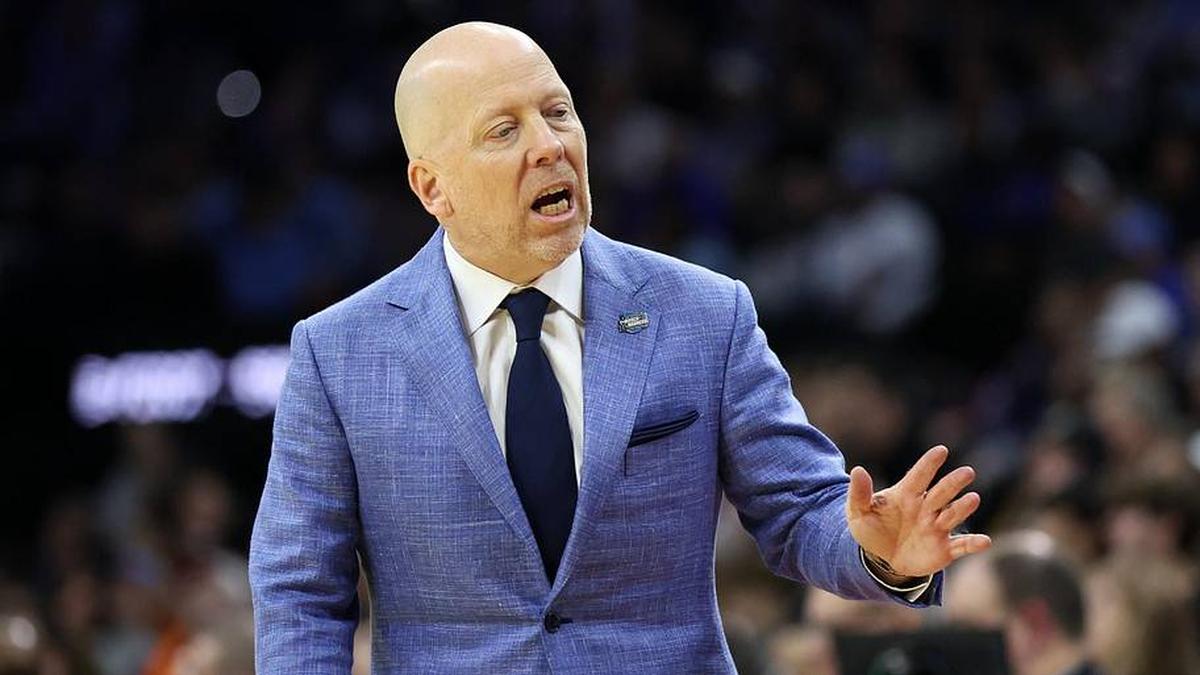  Mar 20, 2026; Philadelphia, PA, USA; UCLA Bruins head coach Mick Cronin reacts in the second half during a first round game of the men's 2026 NCAA Tournament at Xfinity Mobile Arena. Mandatory Credit: Bill Streicher-Imagn Images | Bill Streicher-Imagn Images 