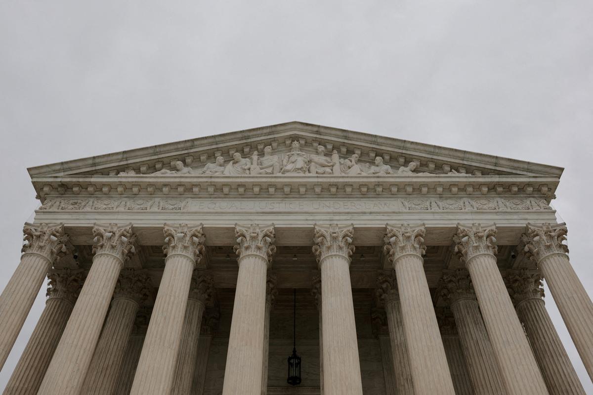 FILE PHOTO: The U.S. Supreme Court building in Washington, D.C., U.S., May 11, 2026. REUTERS/Jonathan Ernst/File Photo