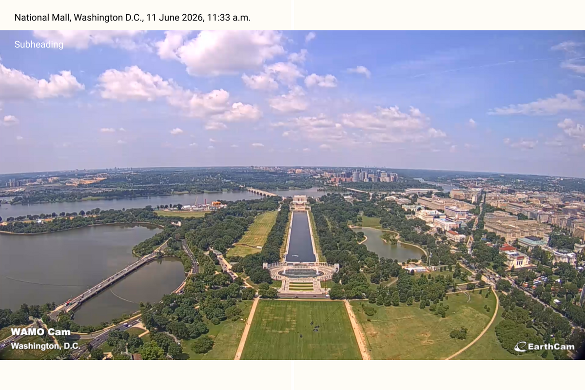  Pictures of the National Mall around 11:33 a.m. as police arrived. 