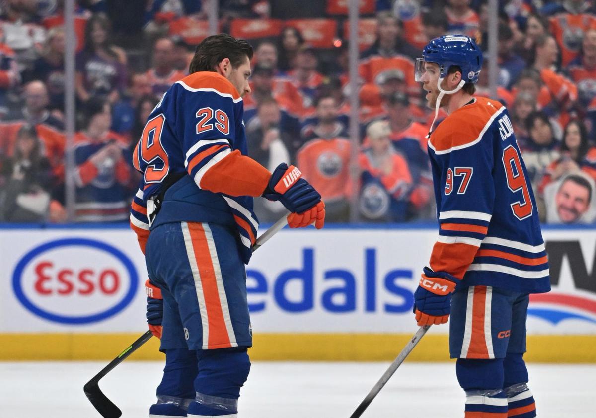  Leon Draisaitl and Connor McDavid dealt with injuries late in the season. (Corinne Votaw-Imagn Images) 