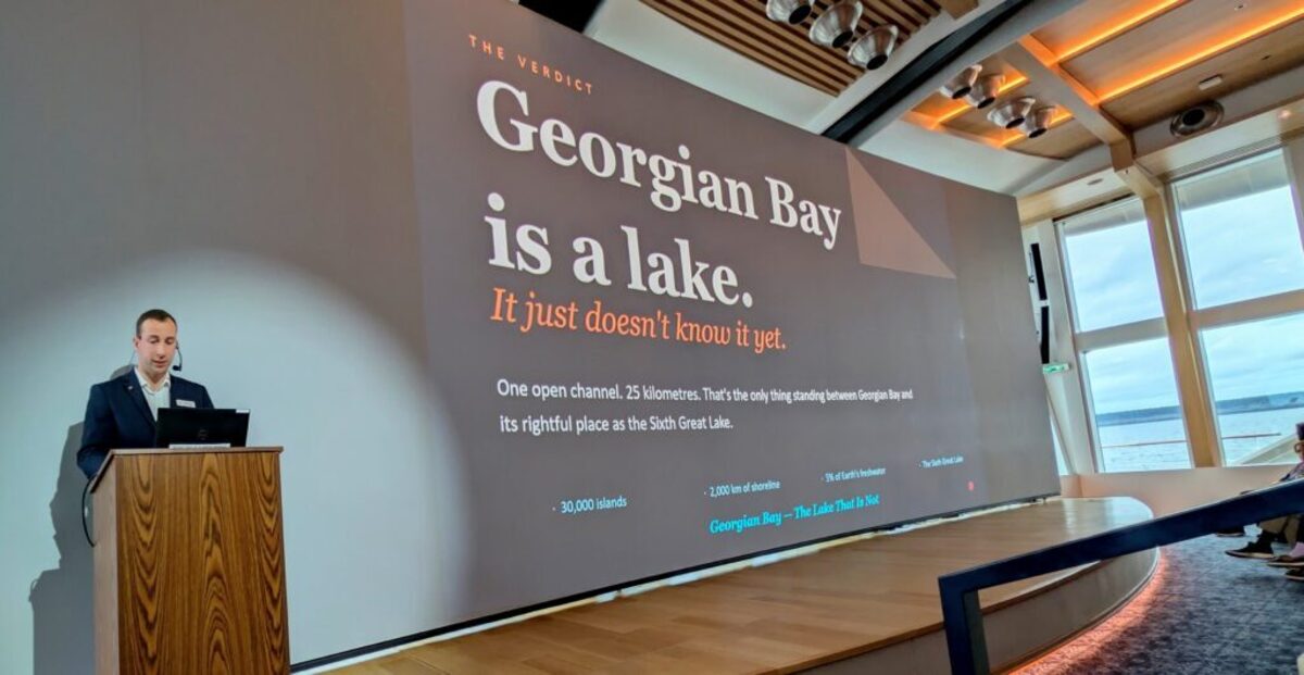  Education is a big part of the Viking cruise experience, especially on the Great Lakes Treasures expedition cruise. Photo credit: Cindy Richards 