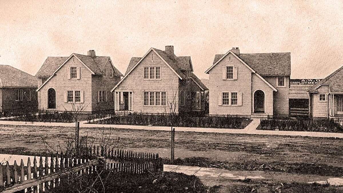 The U.S. Housing Corporation built nearly 300 homes in Bremerton, Wash., during World War I. 
