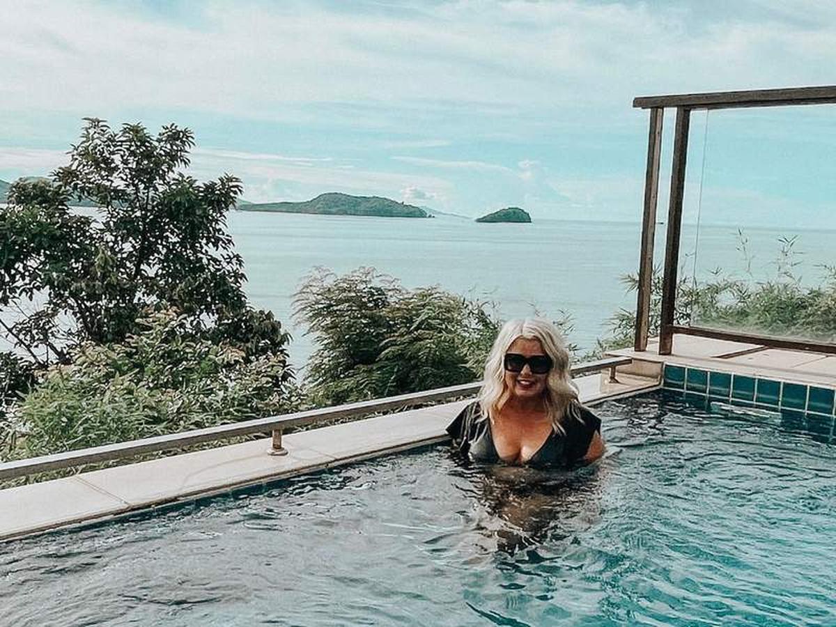  Enjoying a quiet pool day in Phuket, Thailand, one of my favorite ways to slow down and recharge. Photo credit: Shelly Peterson 