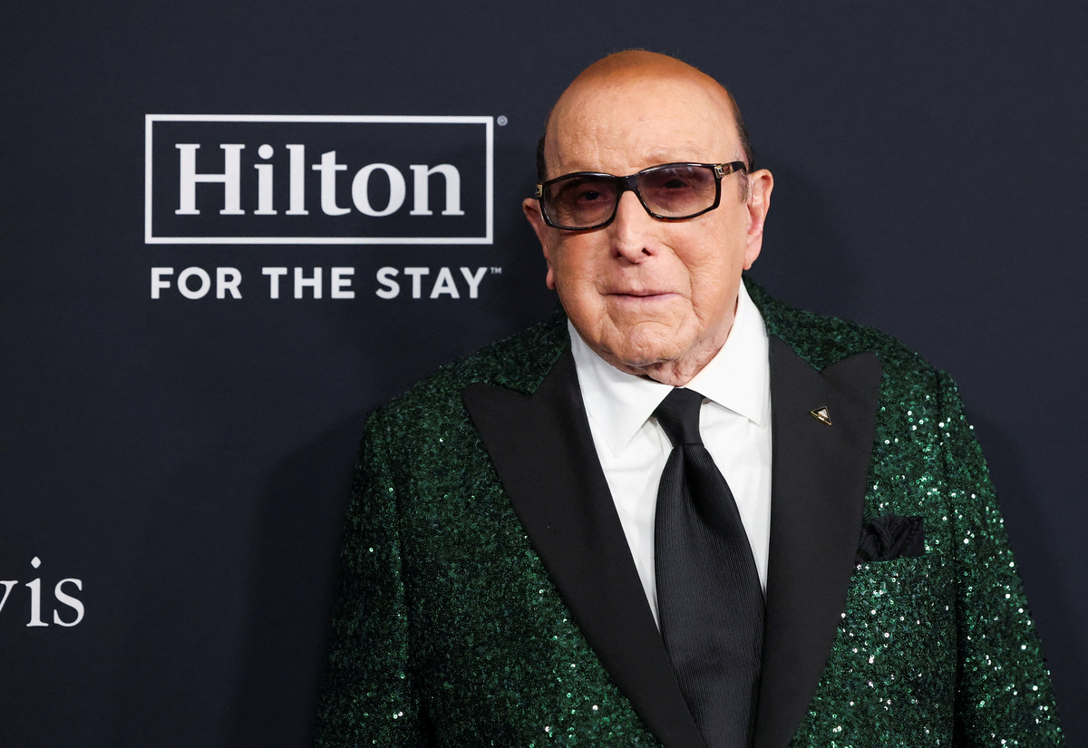 FILE PHOTO: Clive Davis attends the Clive Davis party, also referred to as the annual Pre-Grammy Gala, in Beverly Hills, California, U.S., January 31, 2026. REUTERS/Mario Anzuoni/File Photo