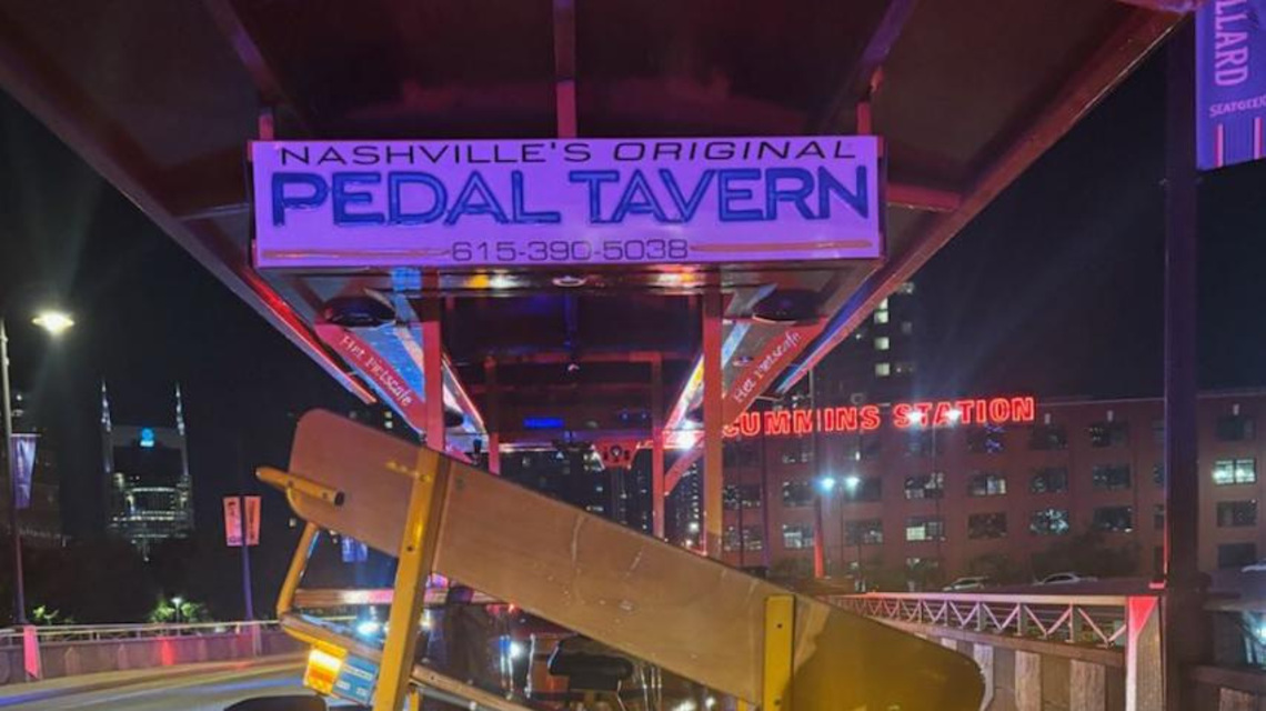 9 injured, 6 hospitalized after Nashville pedal tavern crash 