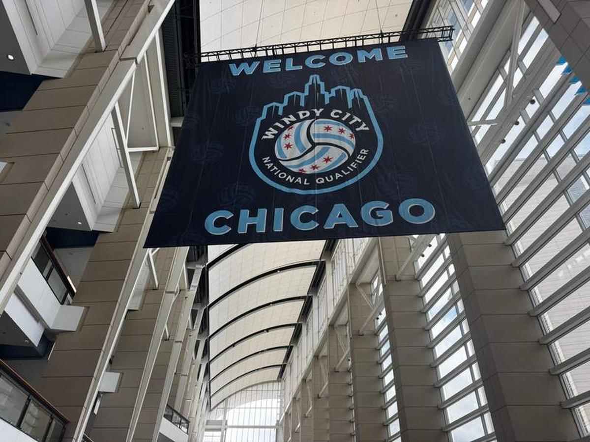  Banners at McCormick Place Conference Center during the Chicago Windy City National Qualifier. Photo credit: Emily Molina 