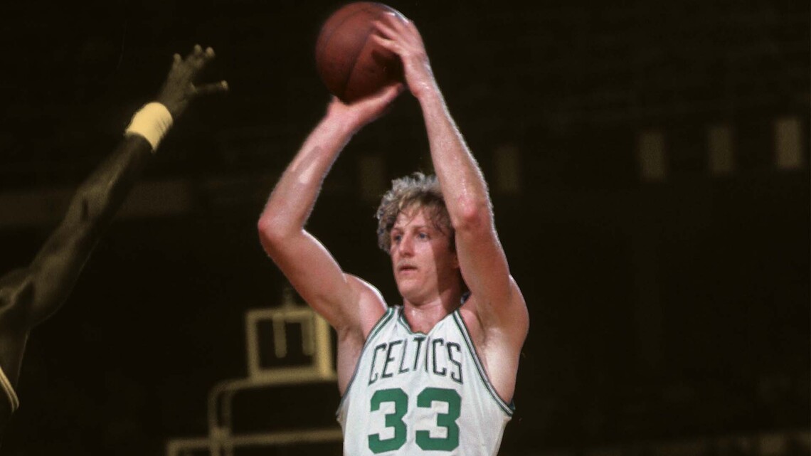 "I ain't used to the basket" - Larry Bird's explanation for struggling with shooting the ball in his Boston Celtics debut 