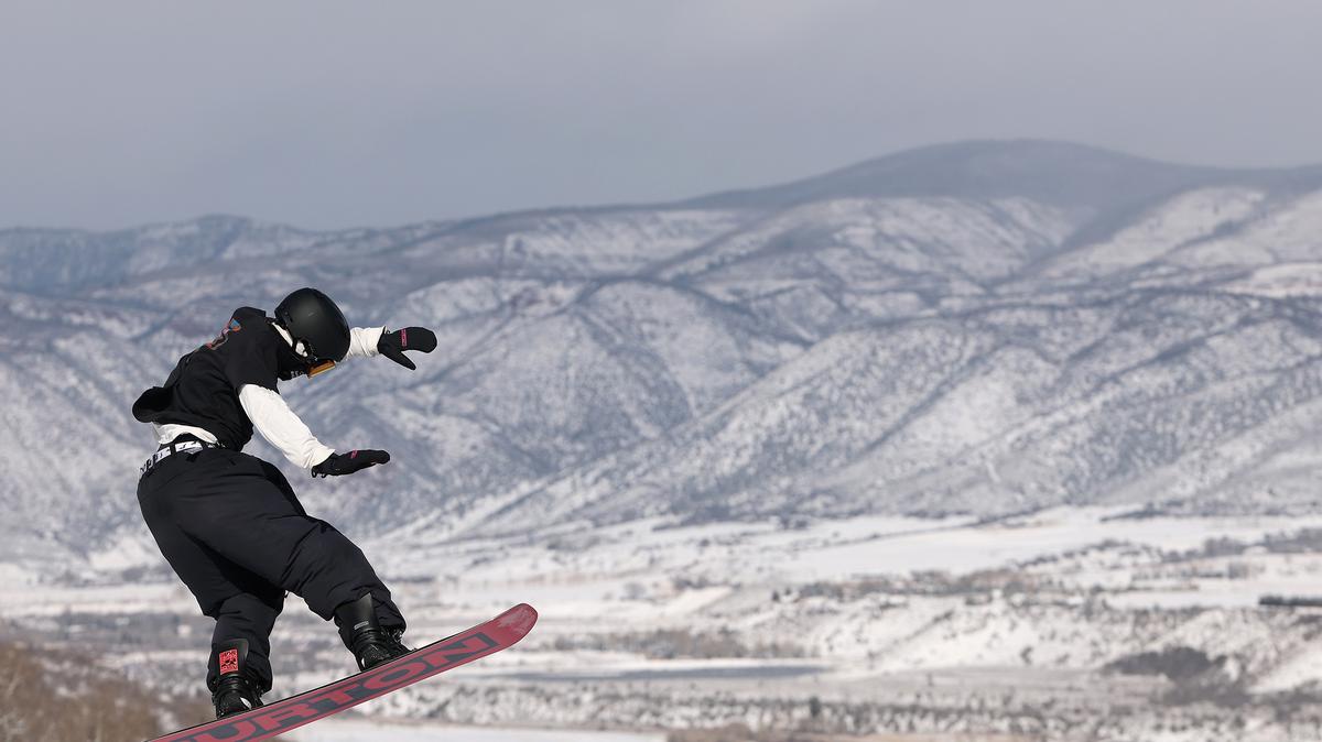 Øyvind Kirkhus of Norway does a practice run before competing in the Men’s Snowboard Slopestyle on day three of the X Games Aspen 2026 at Buttermilk Ski Resort on Jan. 25, 2026, in Aspen, Colorado. 
