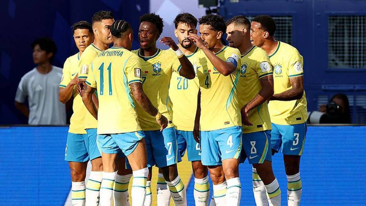  Brazil settled for a draw in their World Cup opener. | Charly Triballeau/AFP/Getty Images 